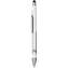 Kuličkové pero "Epsilon Touch", bílá-stříbrná, 0,7mm, stiskací mechanismus, sytlus, SCHNEIDER