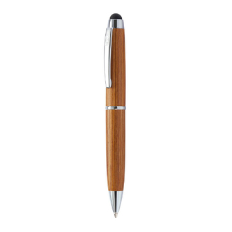 Pero guľôčkové ONLINE Mini Wood Stylus Bamboo, čierna náplň