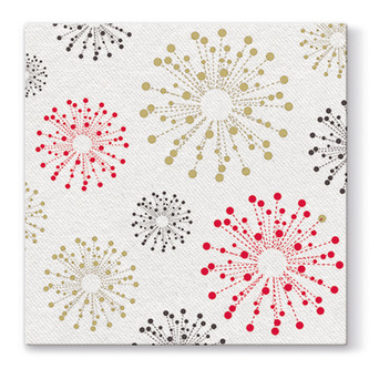 Ubrousky PAW AIRLAID L 40x40 cm Explosion White