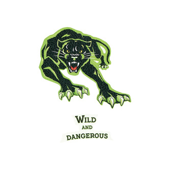 Sticker na tašku Panther, sada 2 ks