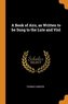A Book of Airs, as Written to be Sung to the Lute and Viol