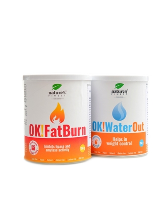 Natures Finest - OK! fatburn and water out set 2 x 150g