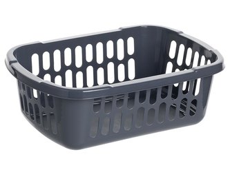 KOŠÍK  VELKÝ 34X24 TMAVĚ ŠEDÝ - JAG