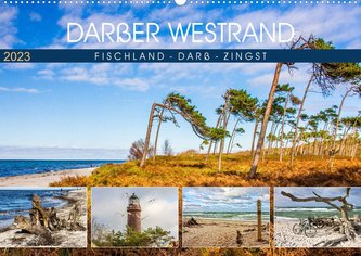 Darßer Weststrand - Fischland Darß Zingst (Wandkalender 2023 DIN A2 quer)