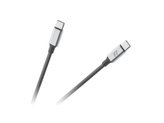 Kabel REBEL RB-6012-100-B USB-C 3.0/USB-C 0,1m Black