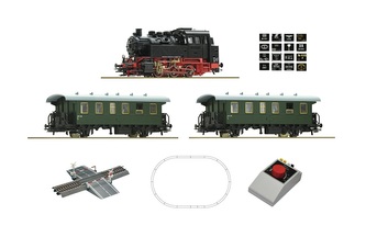 Roco Line Startovací sada Parní lokomotiva řady 80 s osobním vlakem - 51161