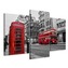 Vícedílné plátno Red Bus
