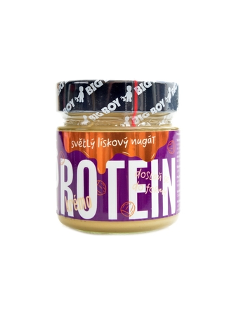 BigBoy - Protein kremo white nugat 220 g světlý nugát