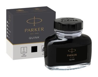 Inkoust "Quink", černá, v lahvičce, PARKER Inkoust "Quink", černá, v lahvičce, PARKER