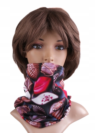 Multifunkční stylový šál - komín 116 - 31x26 cm, SHELLS,  Mybesthome Multifunkční stylový šál - komín 116 - 31x26 cm, SHELLS,  Mybesthome