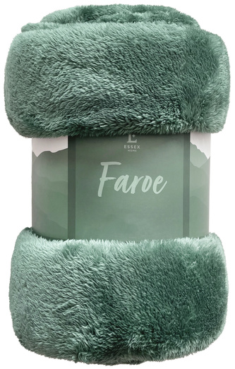 Deka - přehoz na pohovku z mikrovlákna FAROE zelená 200x220 cm Essex Deka - přehoz na pohovku z mikrovlákna FAROE zelená 200x220 cm Essex