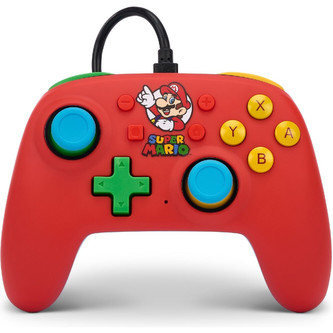 PowerA Nano drátový herní ovladač - Mario Medley (Switch)