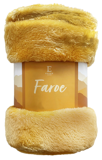 Deka - přehoz na pohovku z mikrovlákna FAROE mustard/hořčicová 200x220 cm Essex Deka - přehoz na pohovku z mikrovlákna FAROE mustard/hořčicová 200x220 cm Essex