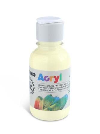 Akrylová barva PRIMO PASTEL, 125ml, citronová