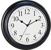 Nástěnné hodiny ručičkové 22,5 cm černý rám