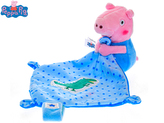 Peppa Pig Tom usínáček plyšový 11cm modrý 0m+