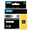 Dymo Rhino 18486, S0718180, 12mm x 5,5m černý tisk / metalický podklad, originální páska