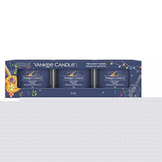 Yankee Candle Sada votivních svíček ve skle Twilight Tunes 3 x 37 g unisex