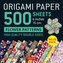 Origami Paper 500 Sheets Flower Patterns 6 (15 CM): Tuttle Origami Paper: High-Quality Double-Sided Origami Sheets Printed with