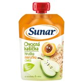 Sunar ovocná kašička hruška, meruňka a ovesné vločky 120 g