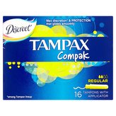 Tampax Compak Regular tampony s aplikátorem 16 ks