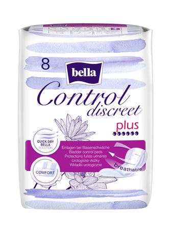Bella Control Discreet Plus inkontinenční vložky 8 ks