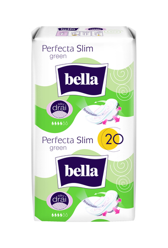 Bella Perfecta ultra Green Hygienické vložky s křidélky 10 + 10 ks