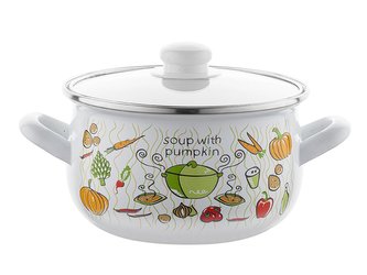 SMALTOVANÝ HRNEC 16CM LUMINO