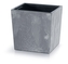 Květináč Urbi Square Low Beton Effect 29,5x29,5 cm, marengo