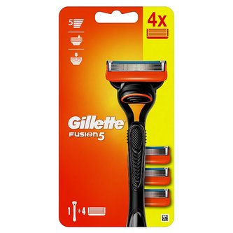 GILLETTE FUSION5 HOLÍCÍ STROJEK + 4 náhradní hlavice