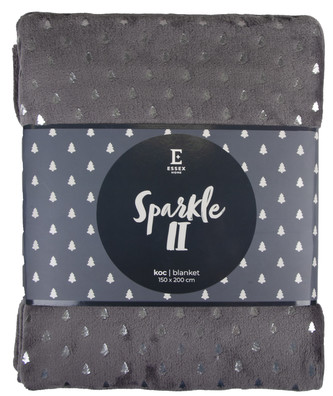 Deka z mikrovlákna SPARKLE II. šedá 150x200 cm Essex Deka z mikrovlákna SPARKLE II. šedá 150x200 cm Essex