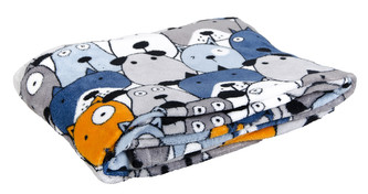 Deka z mikrovlákna PRIMARY pejskové 130x170 cm Essex Deka z mikrovlákna PRIMARY pejskové 130x170 cm Essex