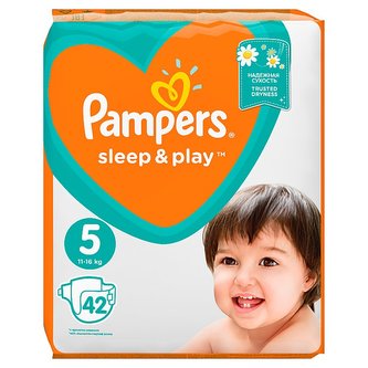 Pampers Sleep&Play plenky 5 (11 – 16 kg) 42 ks Pampers Sleep&Play plenky 5 (11 – 16 kg) 42 ks