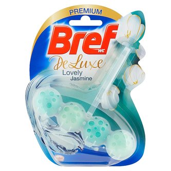 Bref DeLuxe Lovely Jasmine tuhý WC blok 50 g
