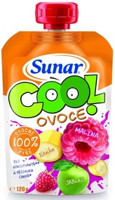 Sunar Cool ovocná kapsička malina, banán a jablko 120 g
