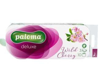Paloma Deluxe toaletní papír Divoká třešeň, 3vrstvý 10 ks