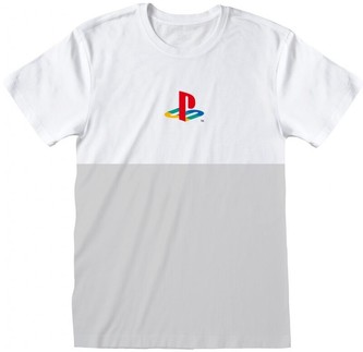 Tričko PlayStation Retro Symbol White Unisex S