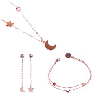 Trio of infinity Rose gold