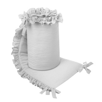 Mantinel do postýlky Belisima Mušelín grey Mantinel do postýlky Belisima Mušelín grey