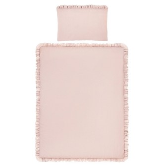 Mušelínový set do postýlky Belisima Mušelín 90/120 old pink
