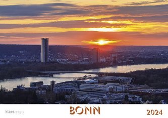 Bonn 2024 Bildkalender A4 quer, spiralgebunden