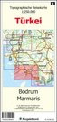 Bodrum - Marmaris - Topographische Reisekarte 1:250.000 Türkei (Blatt 6)