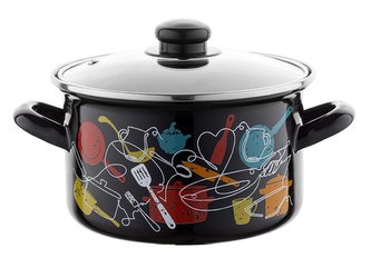 SMALTOVANÝ HRNEC 20CM MALENA