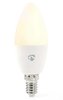 NEDIS Wi-Fi chytrá LED žárovka/ E14/ svíčka/ 4,9W/ 230V/ 470lm/ teplá až studená bílá/ 2700 - 6500K/ RGB/ stmívatelná