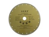 Kotouč diamantový řezný, TURBO, 230x8x22mm GEKO