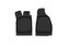 Gumové koberce FORD Ranger, 2007-2011 pouze přední;, 2ks SIXTOL