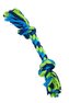 Hračka pes BUSTER Dent.Rope 2 uzly modrá/limet.15cm XS