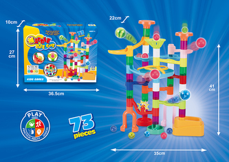 Kuličková dráha 73 ks