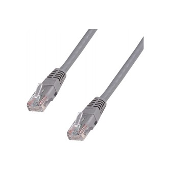 DATACOM Patchkabel 15m UTP Cat5e RJ45 šedý DATACOM Patchkabel 15m UTP Cat5e RJ45 šedý