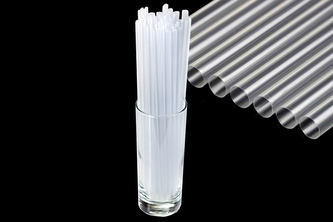 Plastová brčka Jumbo 8x250mm, transparentní 150ks (znovu použitelná)